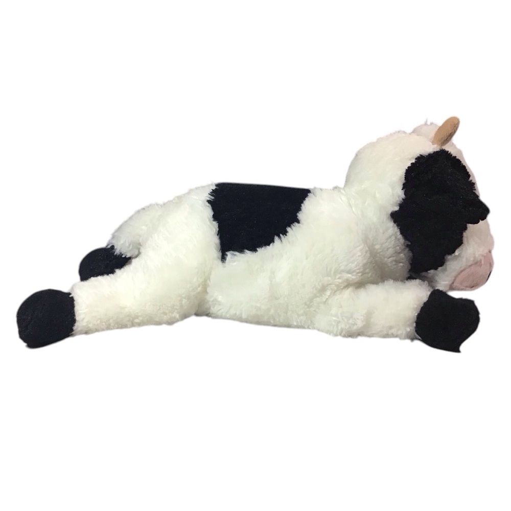 Gund Cow Stuffed Animal Dairy Holstein Plush Black White - Picture 2 of 13
